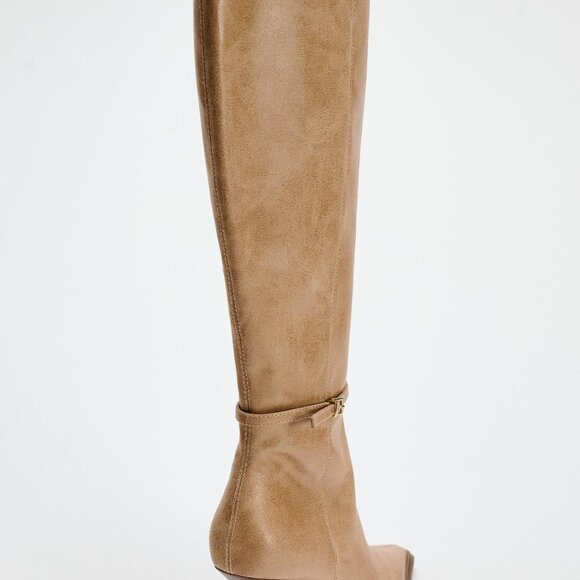 ZARA AUTUMN KNEE HIGH POINTED BOOTS SIZE 8 NEW W/TAGS - Picture 5 of 6